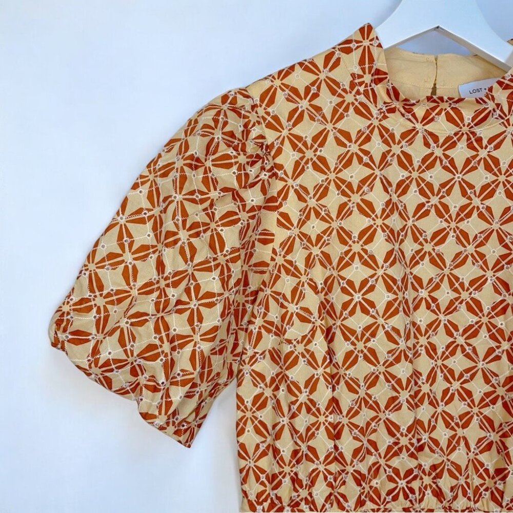 NWT LOST+WANDER Golden Dawn Mini Dress - Picture 4 of 5